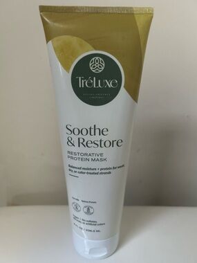 TréLuxe Soothe & Restore Restorative Protein Mask - White & Olive